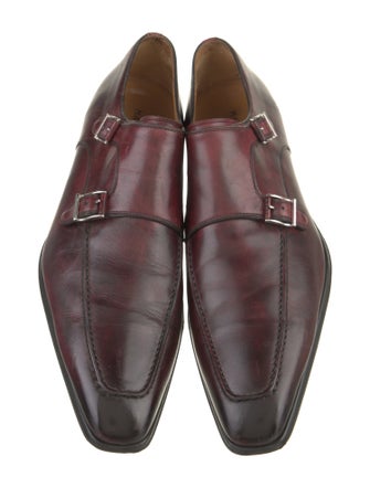 Magnanni Leather Monk Straps