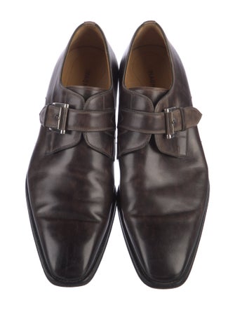 Magnanni Leather Monk Straps