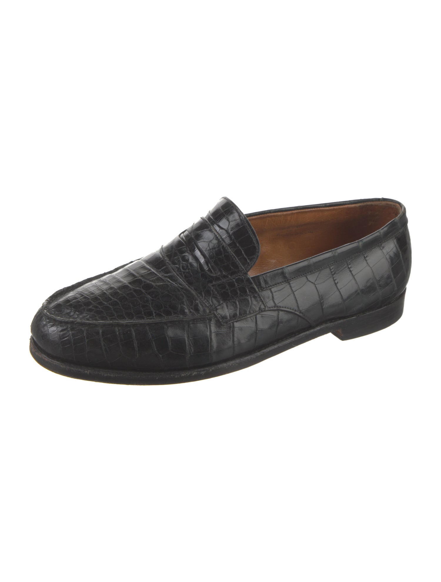 Magnanni Embossed Leather Loafers