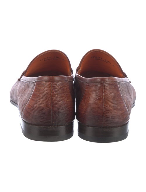 Magnanni Lizard Dress Loafers