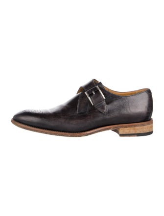 Magnanni Leather Monk Straps