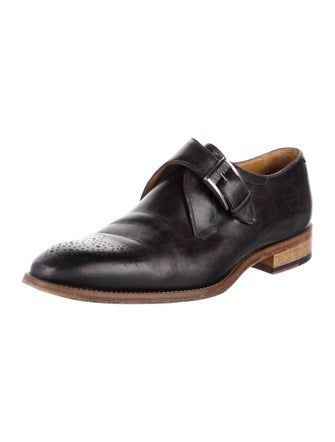 Magnanni Leather Monk Straps