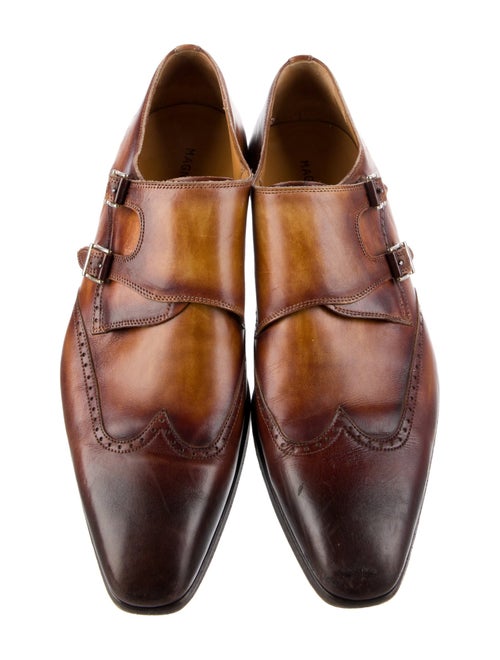 Magnanni Leather Monk Straps
