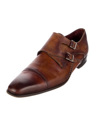 Magnanni Leather Monk Straps