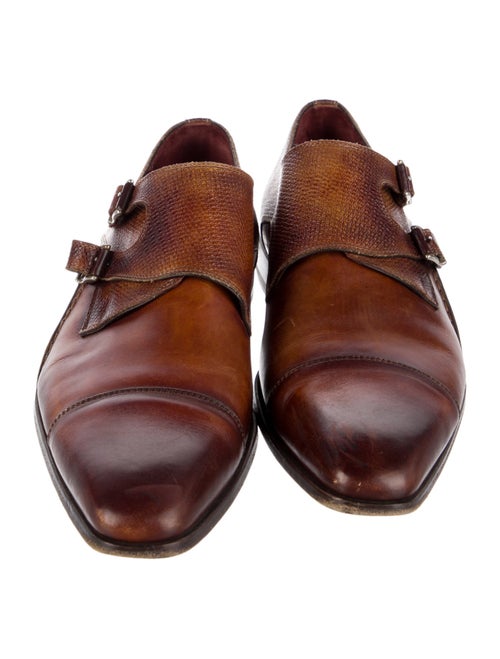 Magnanni Leather Monk Straps
