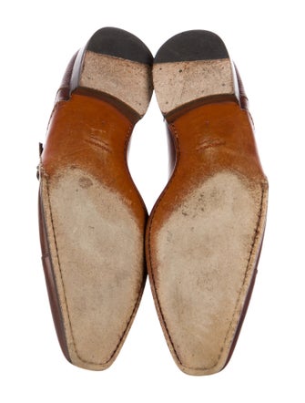 Magnanni Leather Monk Straps