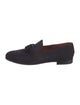 Magnanni Suede Tassel Accents Dress Loafers