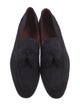 Magnanni Suede Tassel Accents Dress Loafers