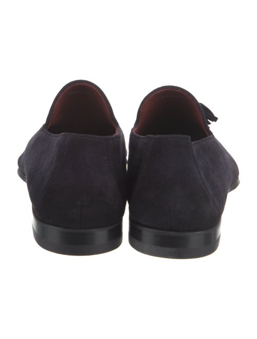 Magnanni Suede Tassel Accents Dress Loafers