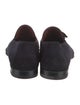 Magnanni Suede Tassel Accents Dress Loafers
