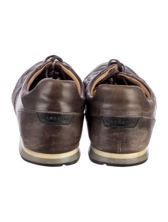 Magnanni Leather Lasercut Accents Sneakers