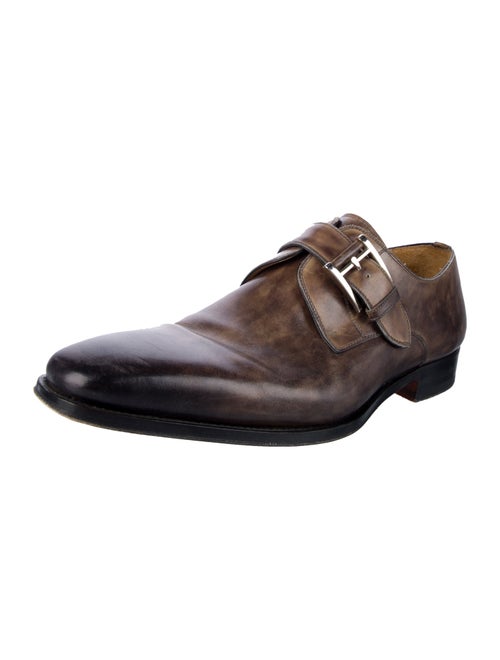 Magnanni Leather Monk Straps