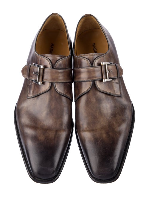Magnanni Leather Monk Straps