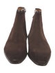 Magnanni Suede Animal Print Chelsea Boots