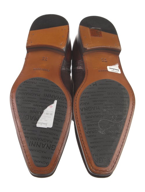 Magnanni Suede Animal Print Chelsea Boots