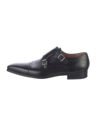 Magnanni Leather Monk Straps