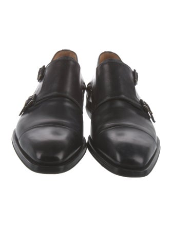 Magnanni Leather Monk Straps