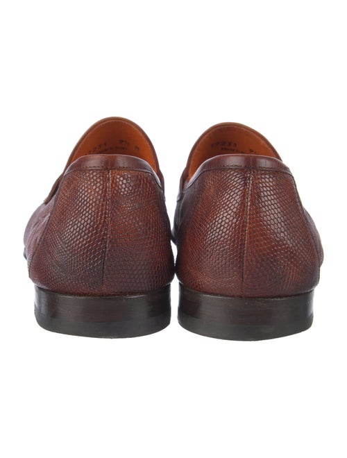 Magnanni Lizard Dress Loafers