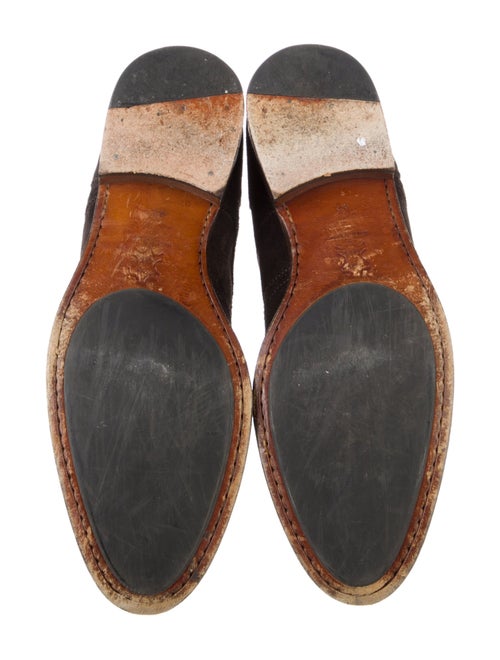 Magnanni Suede Lasercut Accents Lace-Up Boots