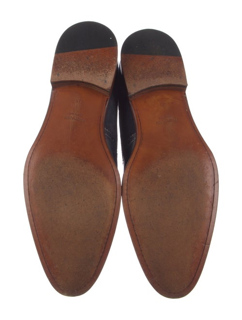 Magnanni Leather Lasercut Accents Monk Straps