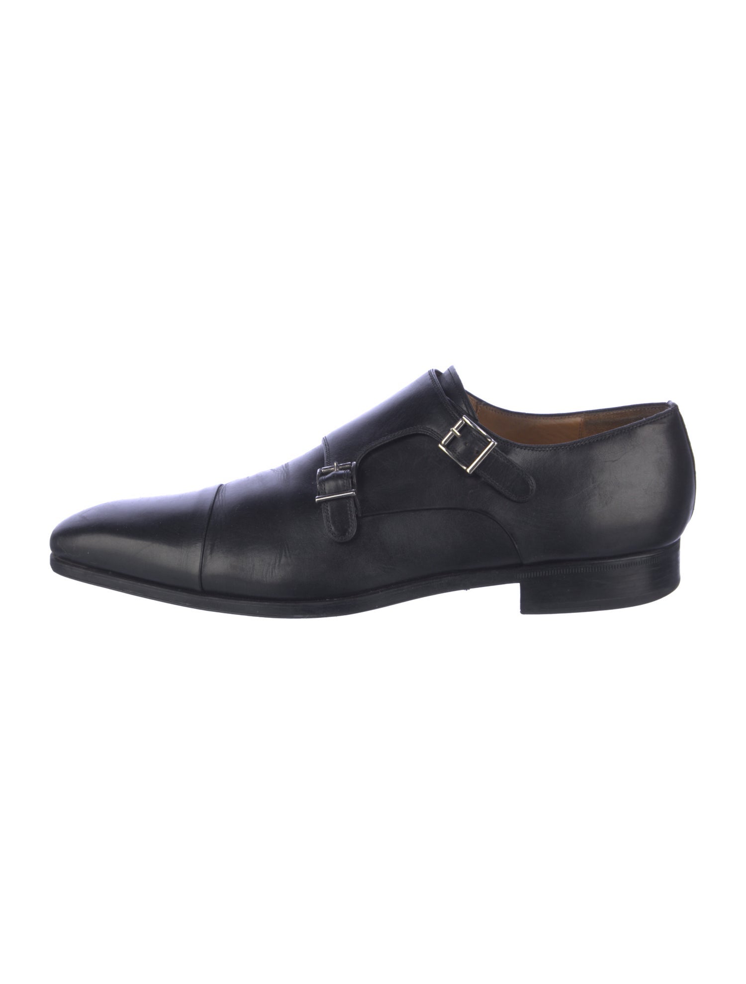Magnanni Leather Monk Straps