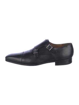 Magnanni Leather Monk Straps