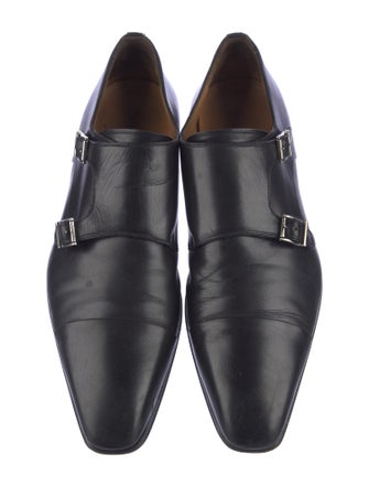 Magnanni Leather Monk Straps