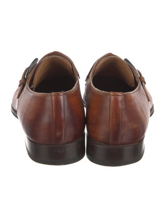 Magnanni Leather Monk Straps