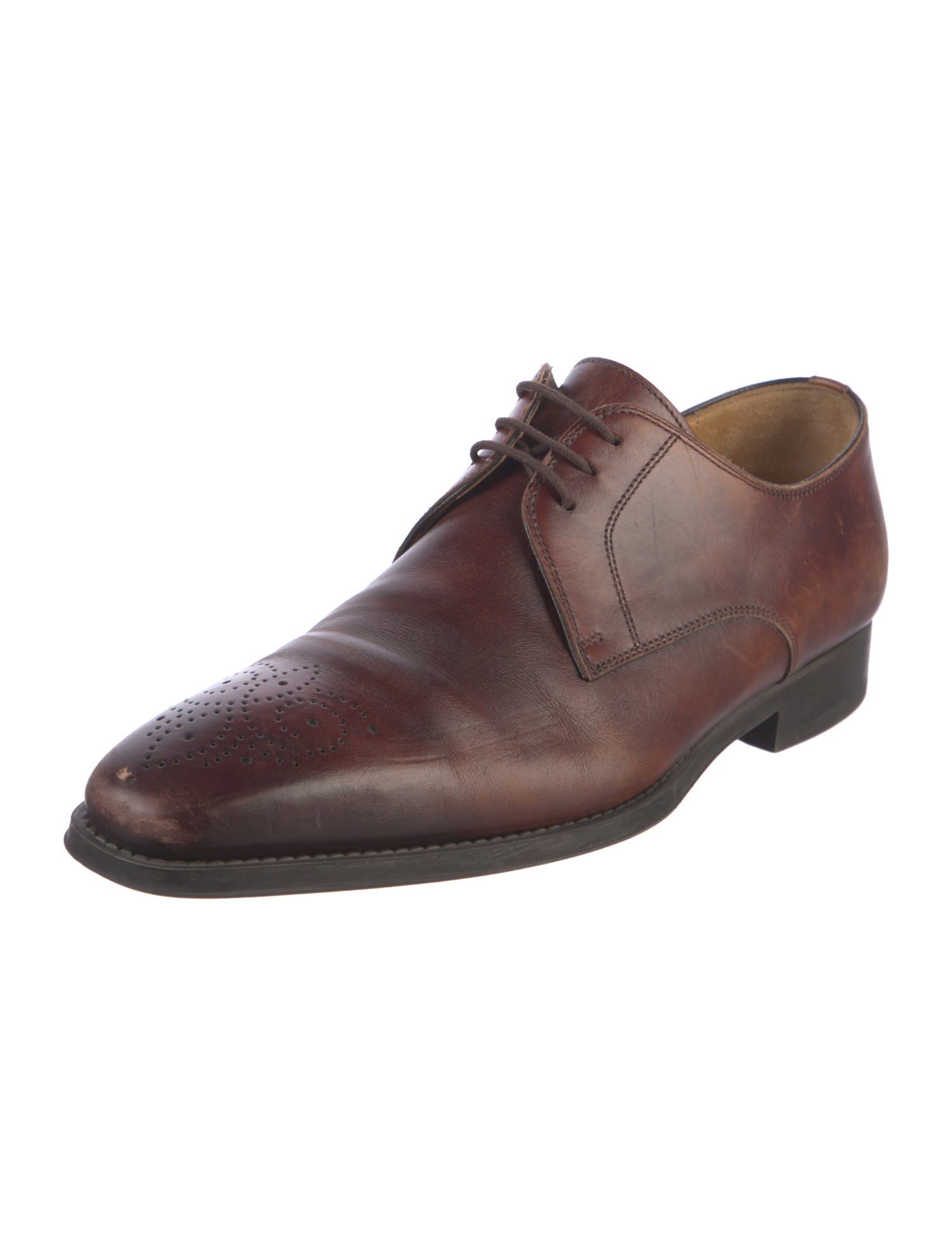 Magnanni Leather Derby Shoes