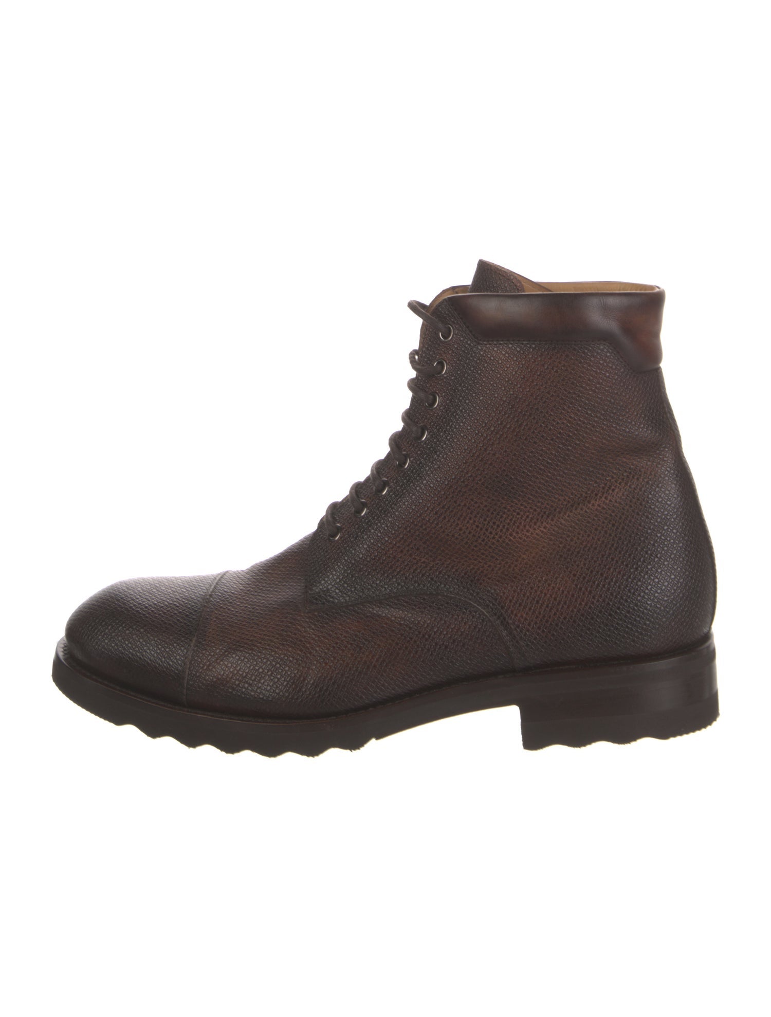 Magnanni Leather Lace-Up Boots
