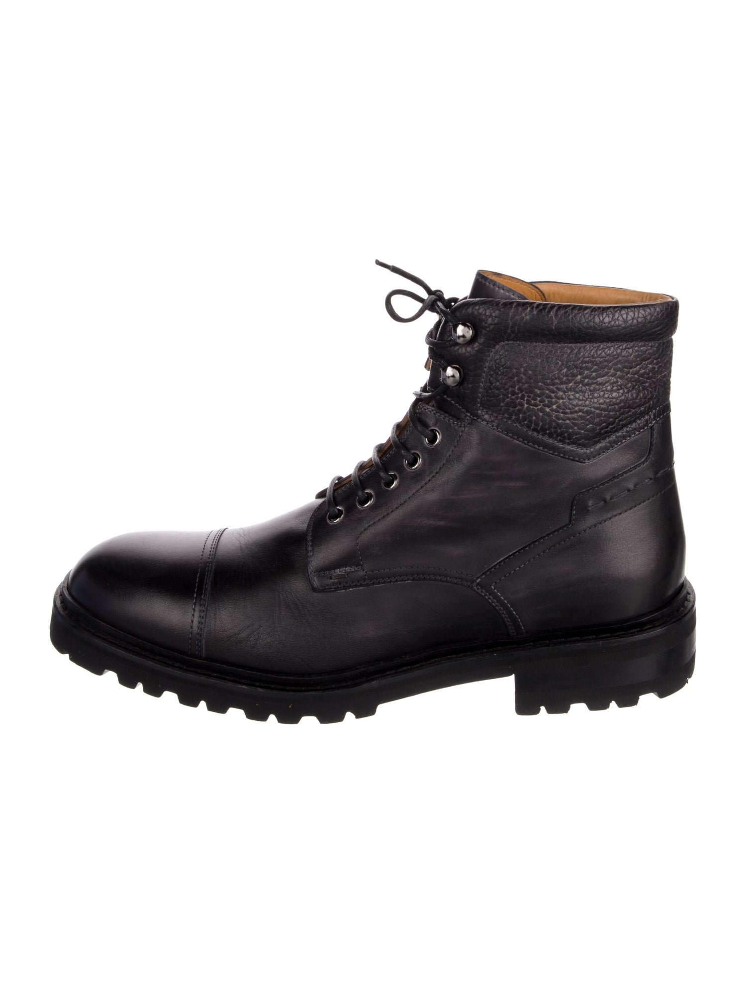Magnanni Leather Combat Boots