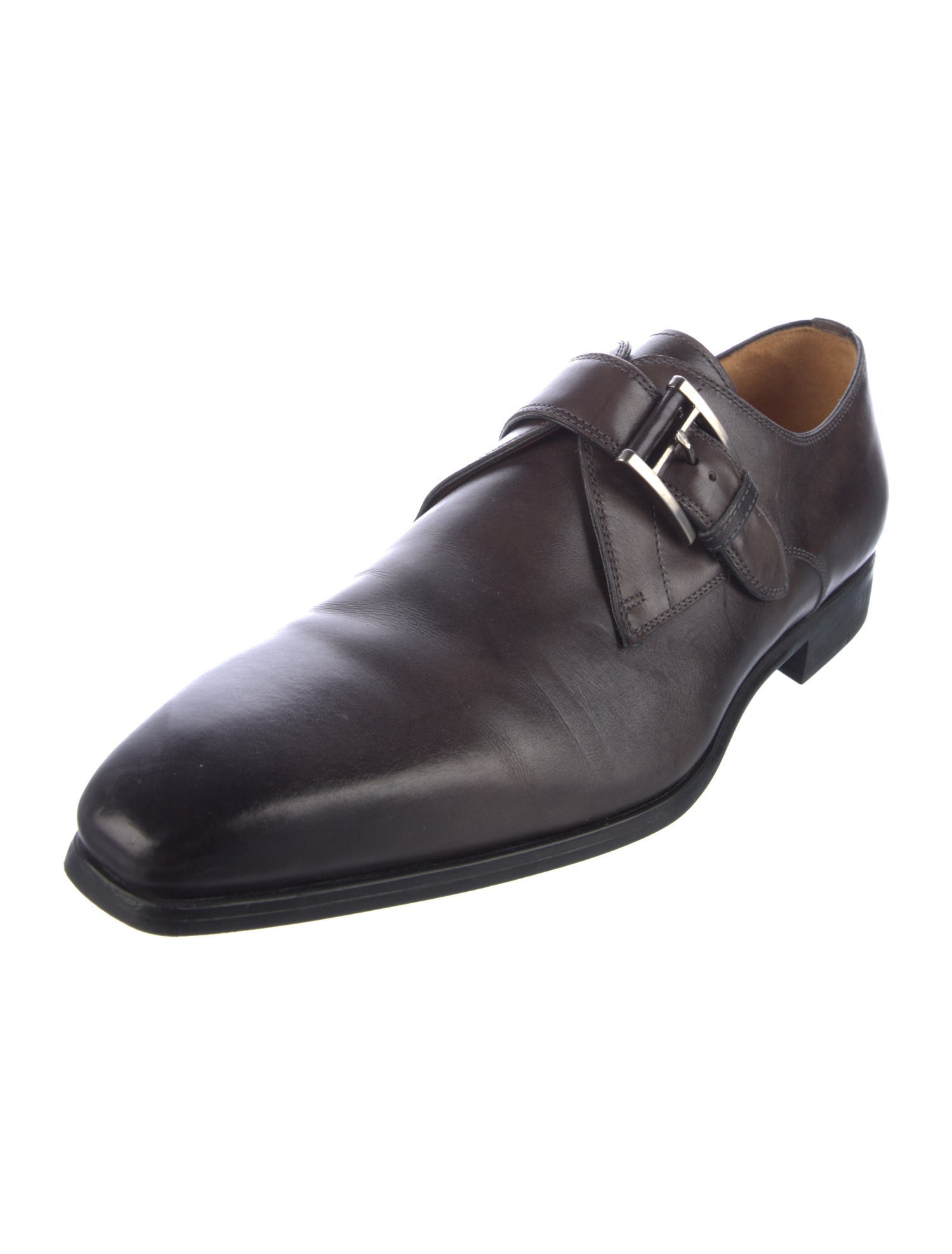 Magnanni Leather Monk Straps