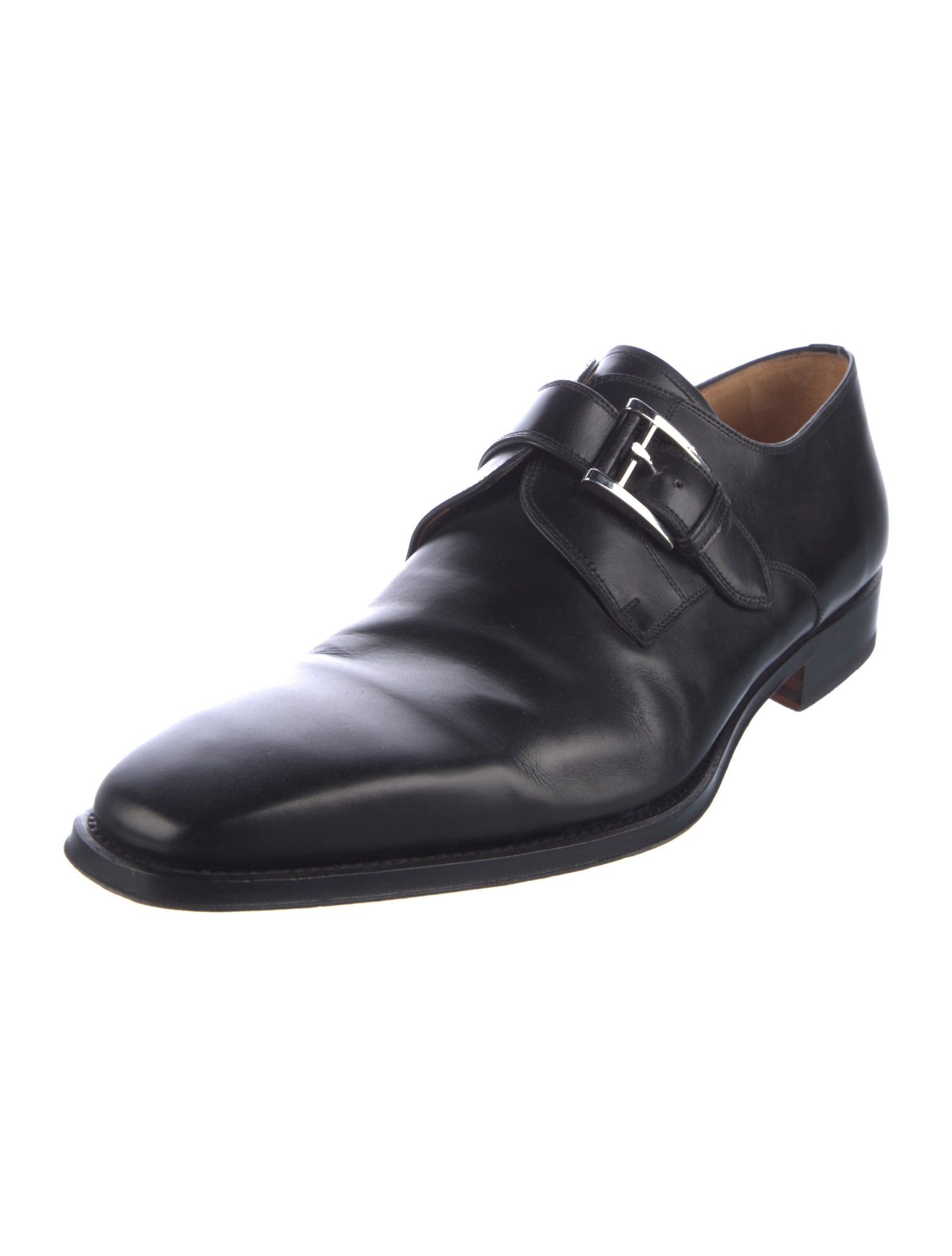 Magnanni Leather Monk Straps