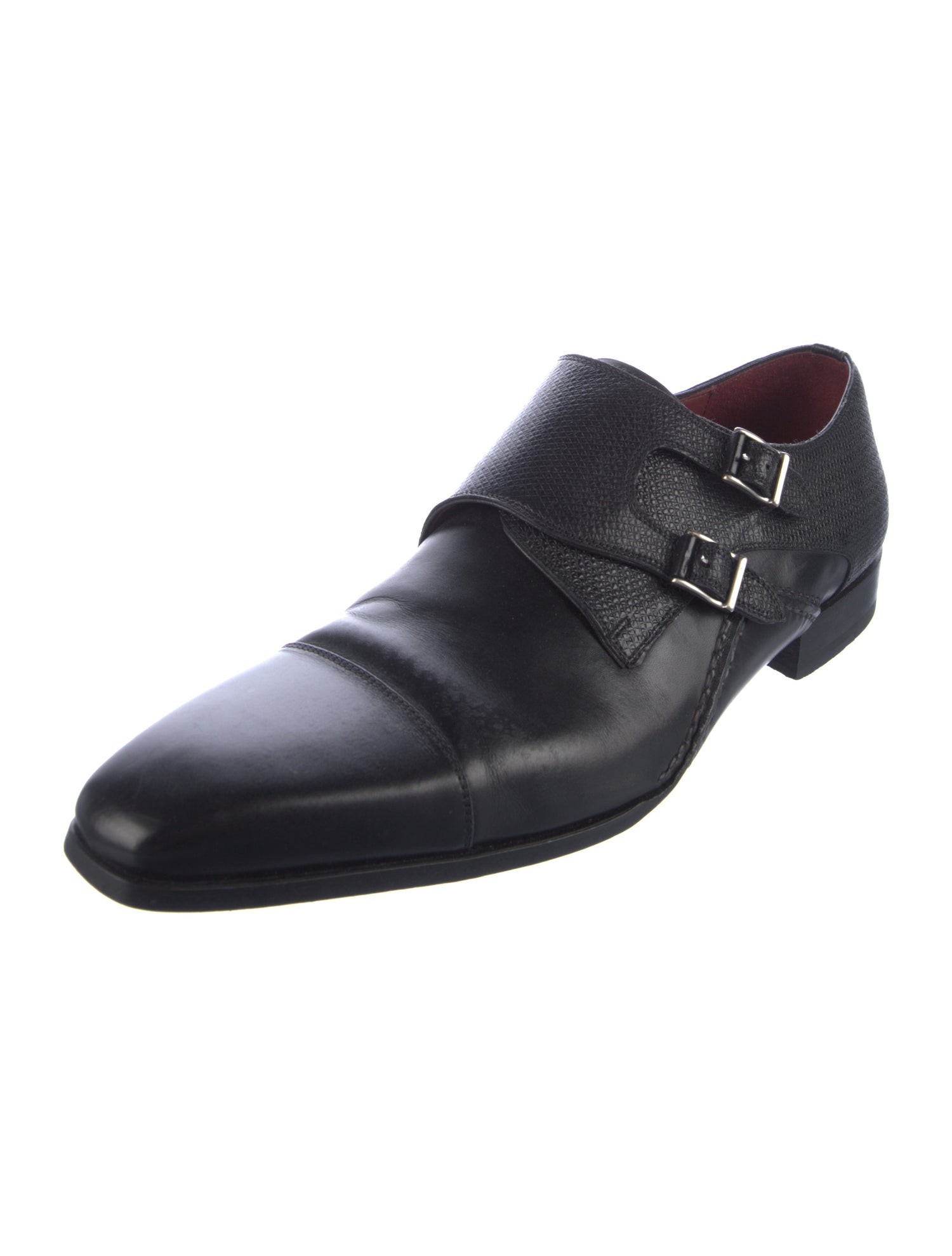 Magnanni Leather Monk Straps
