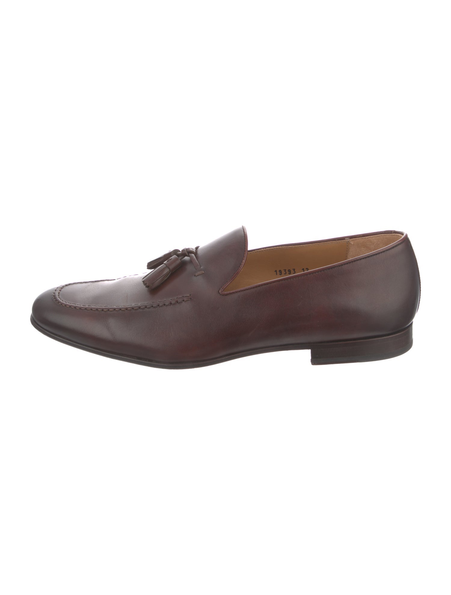 Magnanni Horsebit Accent Leather Loafers