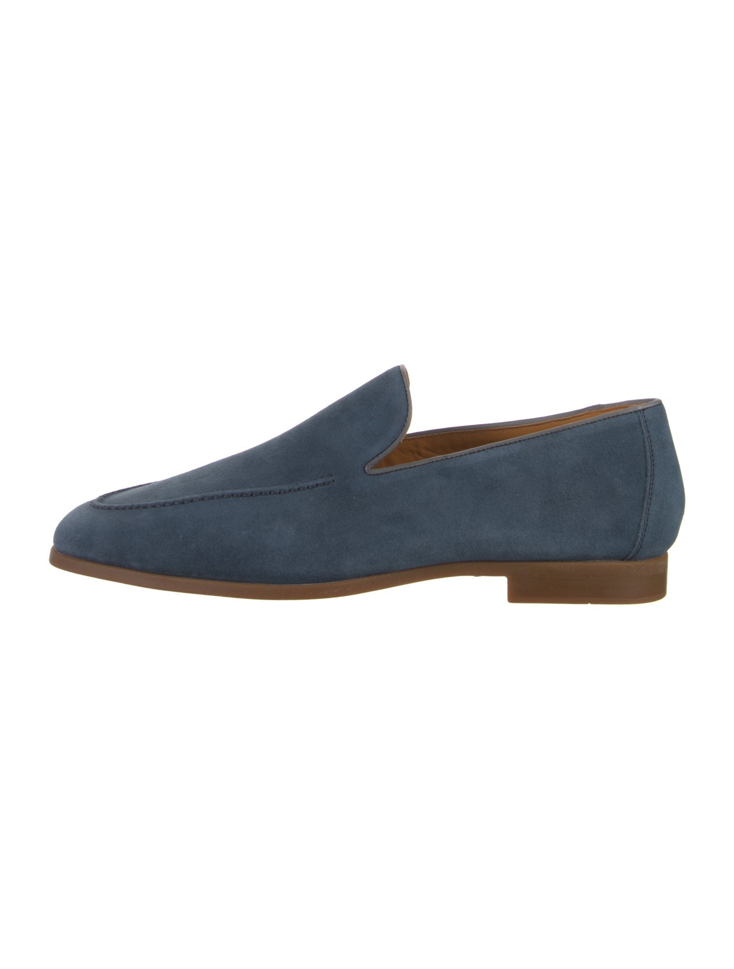 Magnanni Suede Tassel Accents Dress Loafers