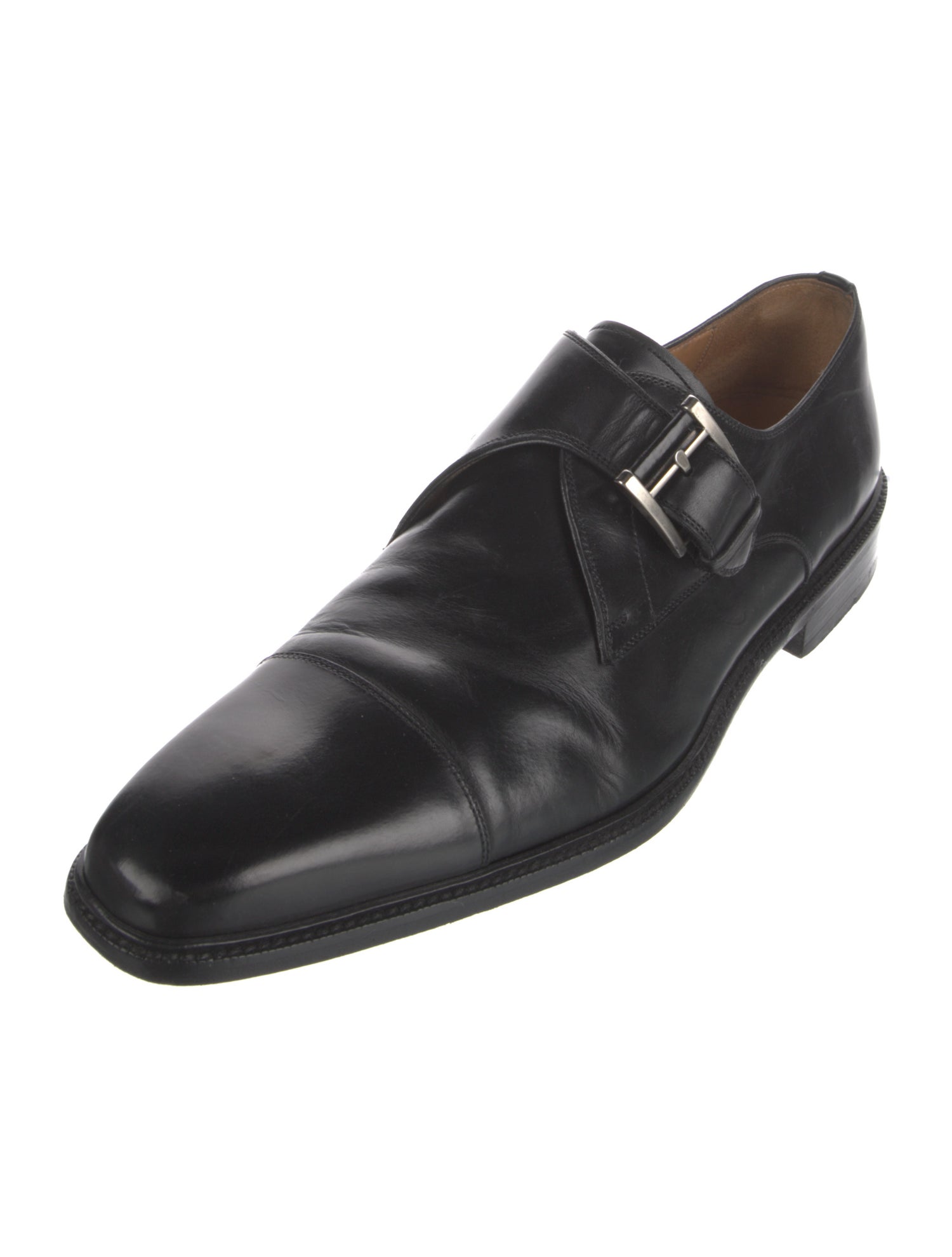 Magnanni Leather Monk Straps