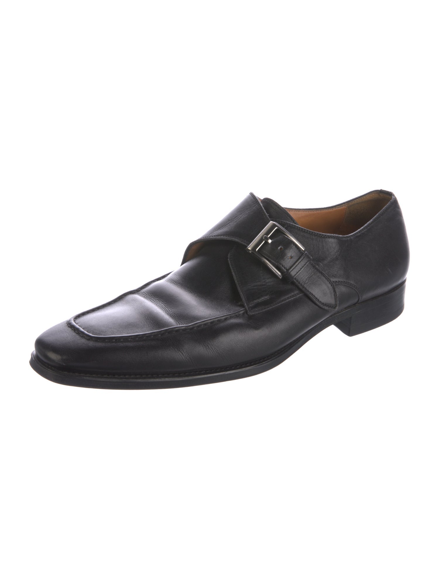 Magnanni Leather Monk Straps