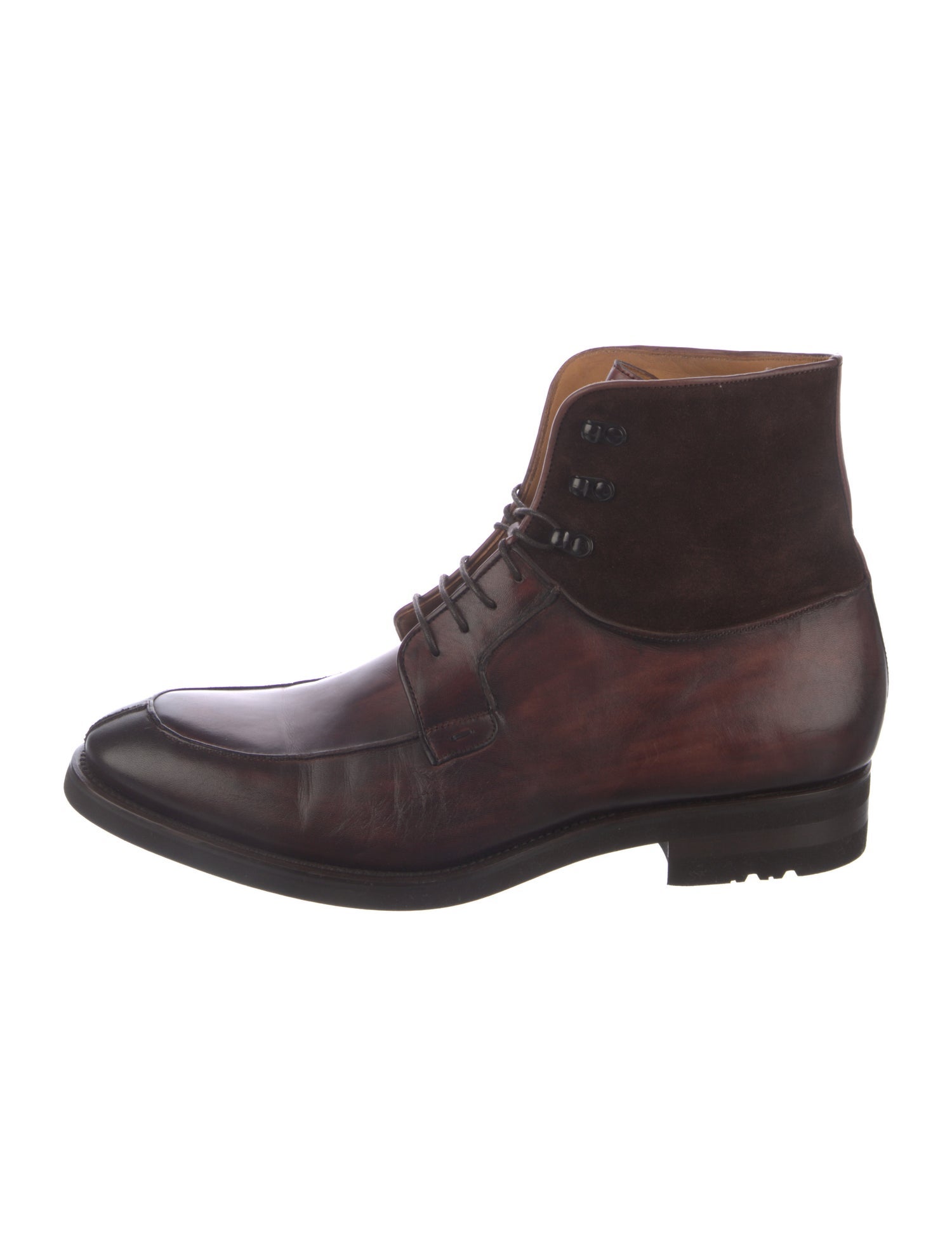 Magnanni Leather Lace-Up Boots