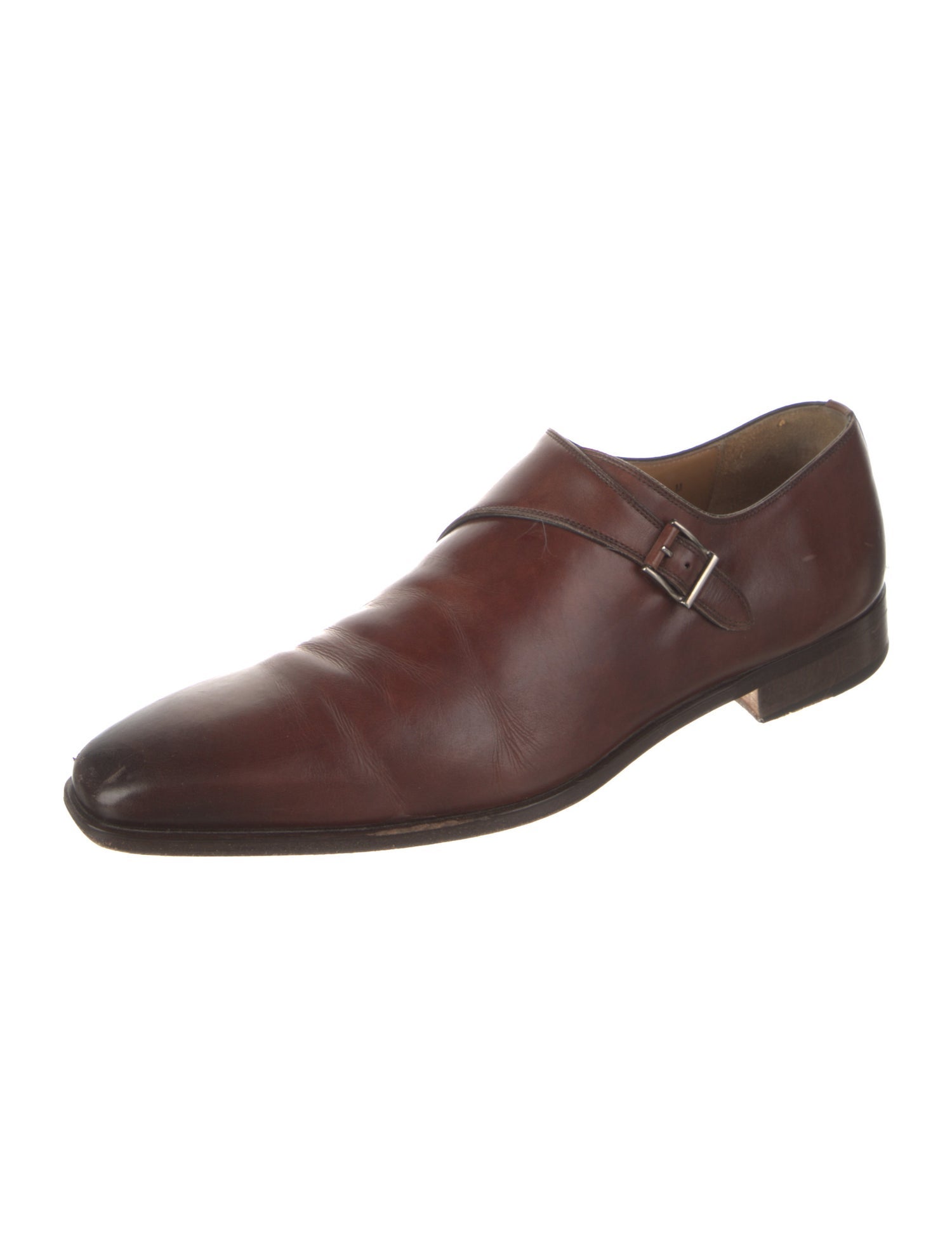 Magnanni Leather Monk Straps