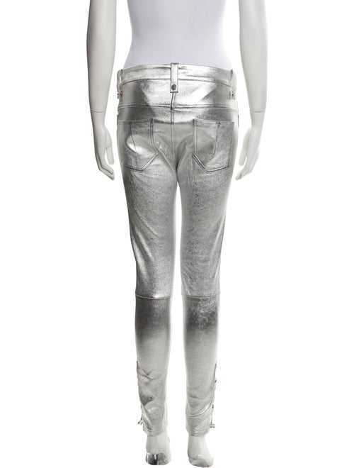 Manokhi Leather Skinny Leg Pants