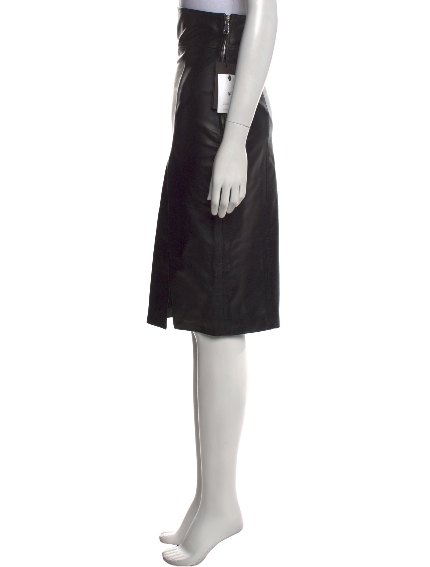 Manokhi Leather Knee-Length Skirt w/ Tags