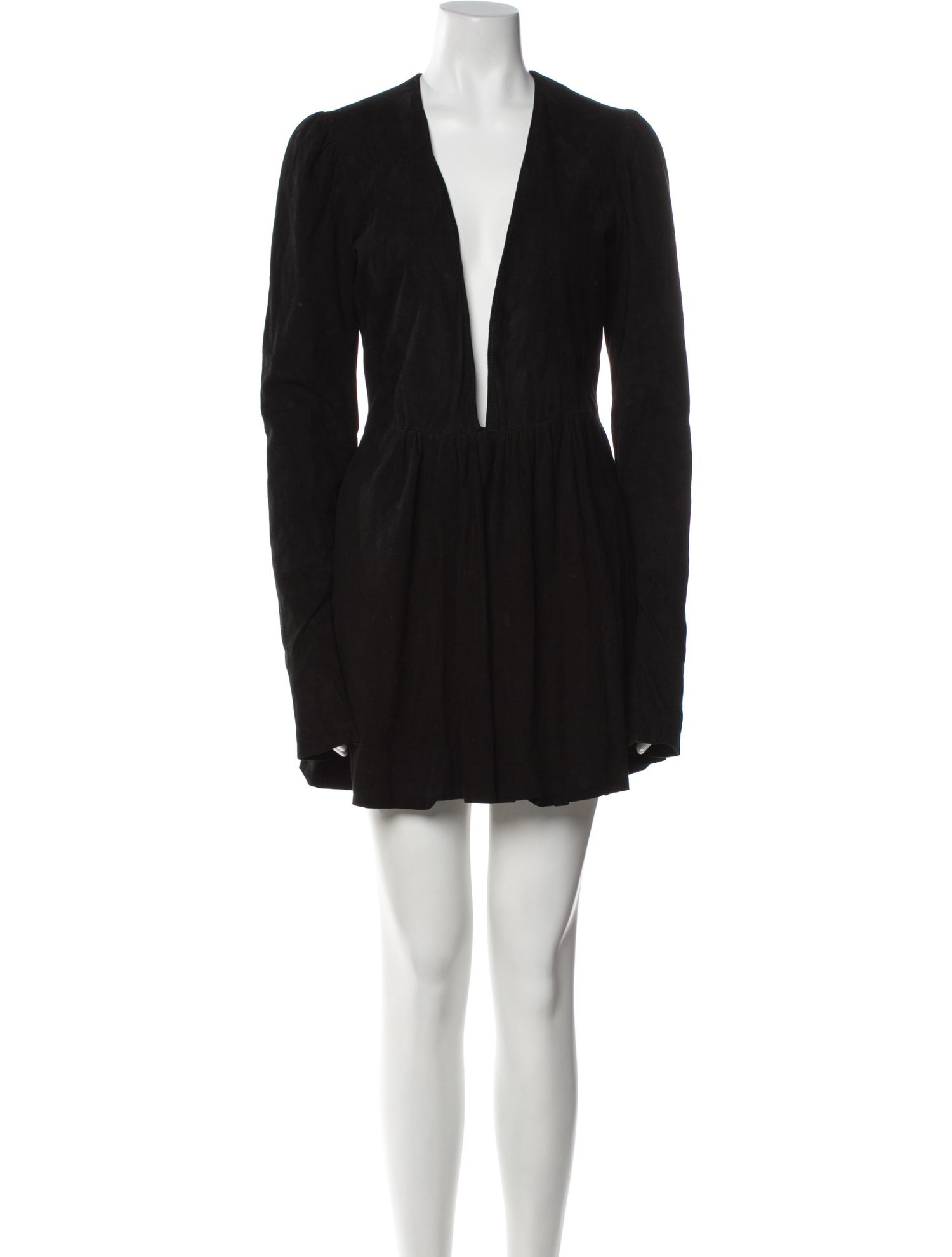 Manokhi Leather Mini Dress