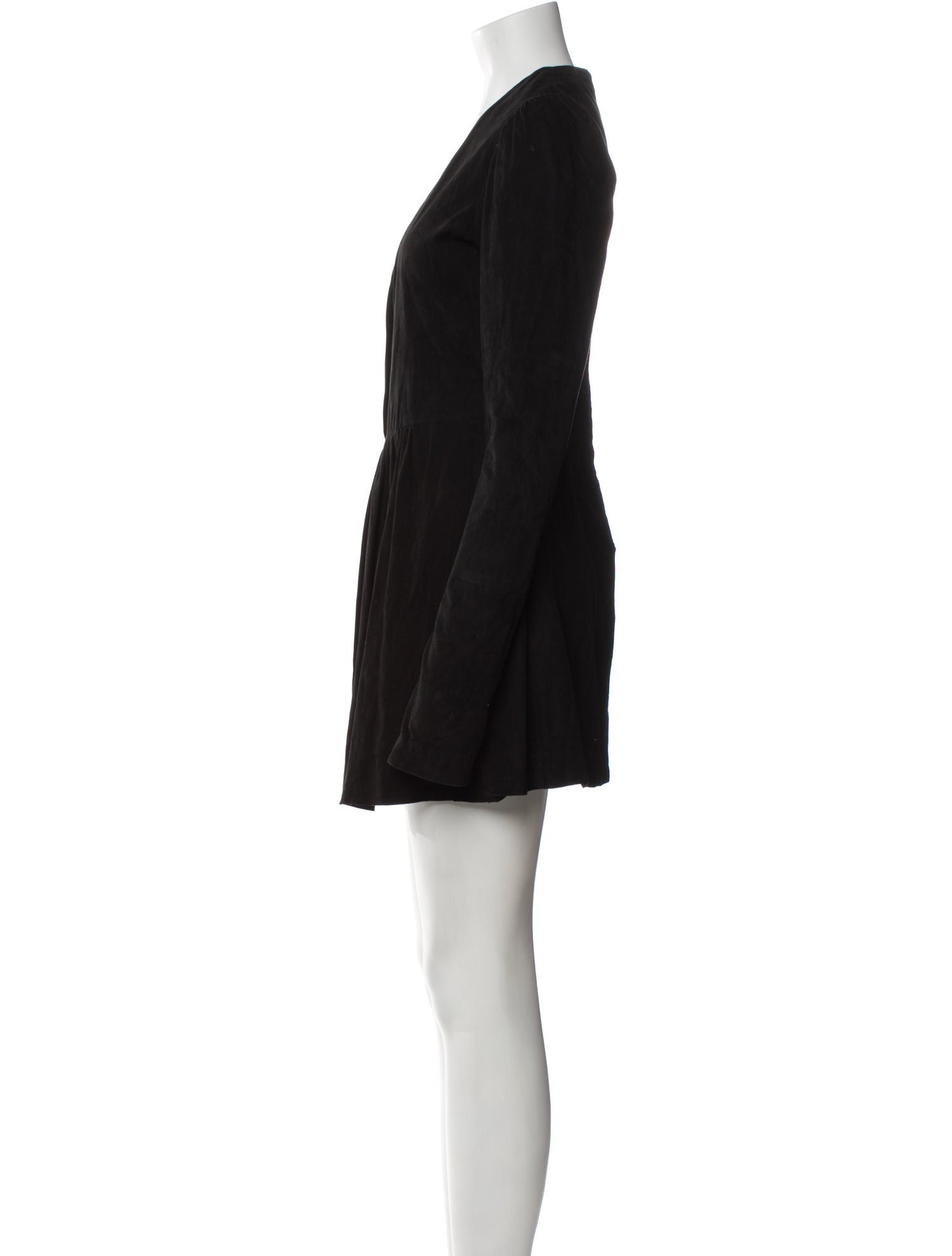 Manokhi Leather Mini Dress