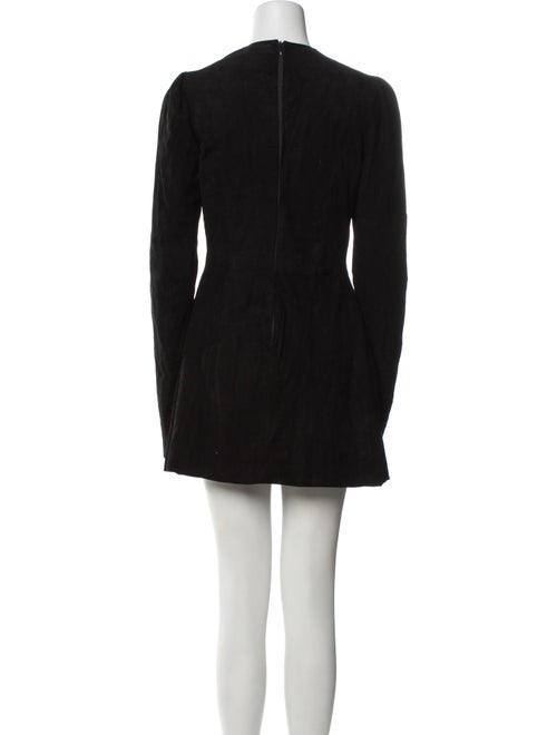 Manokhi Leather Mini Dress