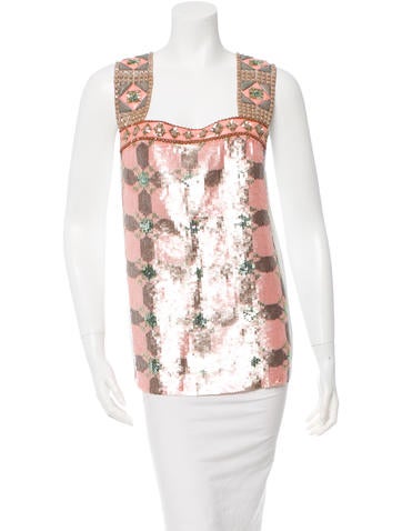 Mantu Sequin Patterned Top