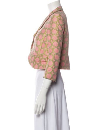 Mantu Polka Dot Print Blazer