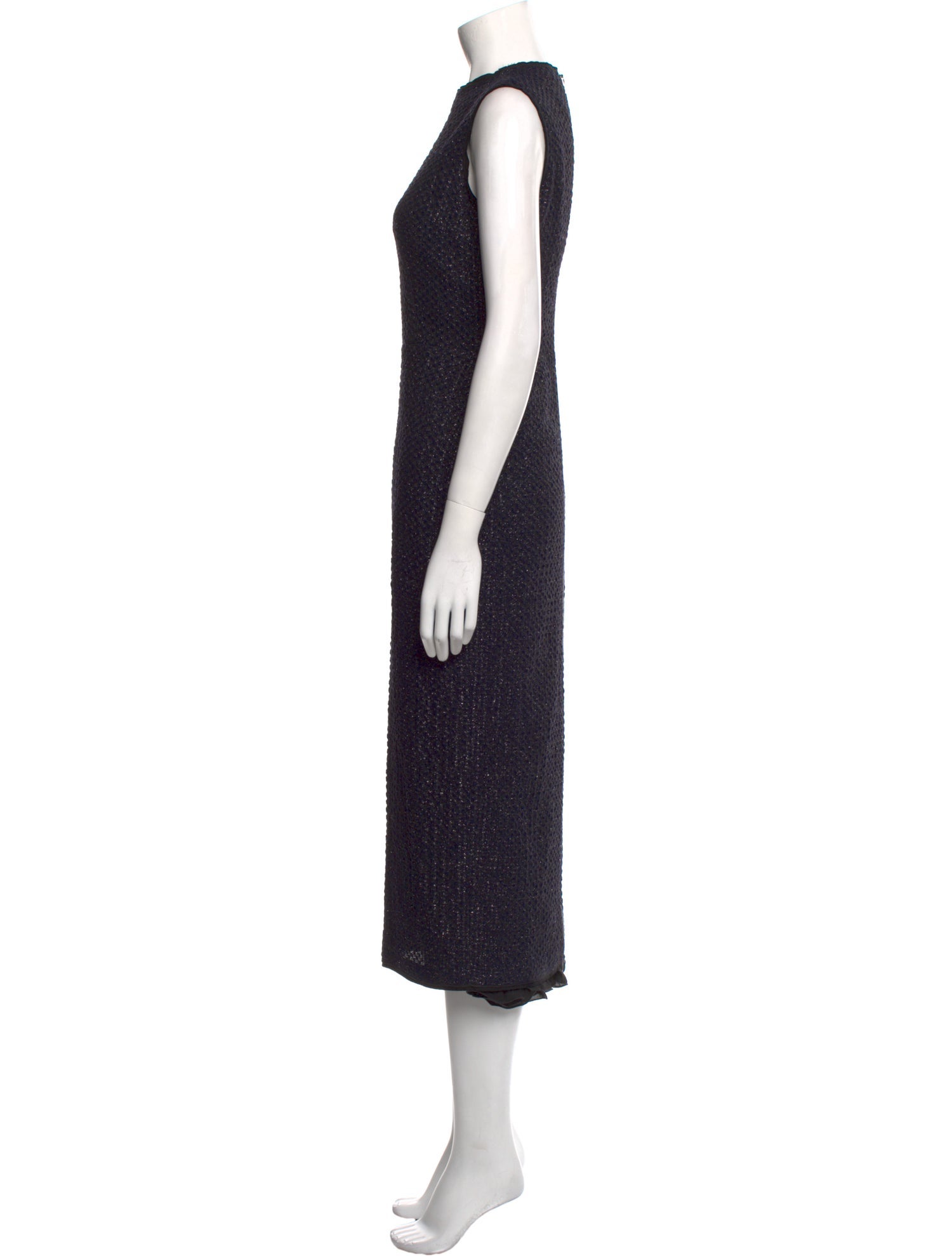 Mantu Crew Neck Long Dress