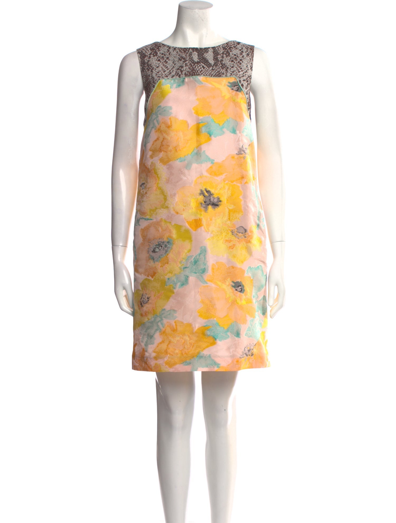 Mantu Floral Print Mini Dress