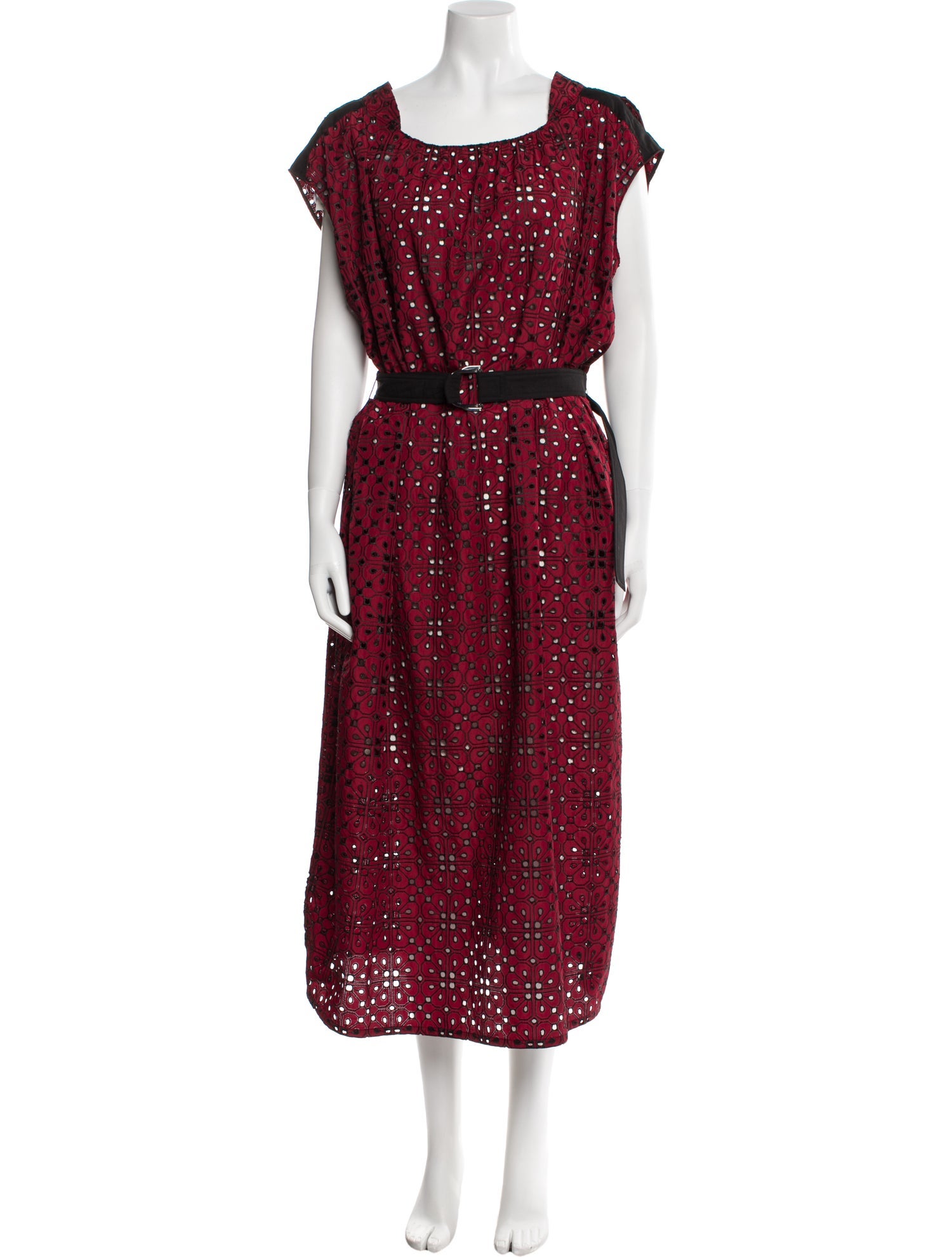 Mantu Polka Dot Print Long Dress